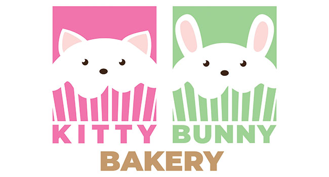 Kitty Bunny Bakery Logo
