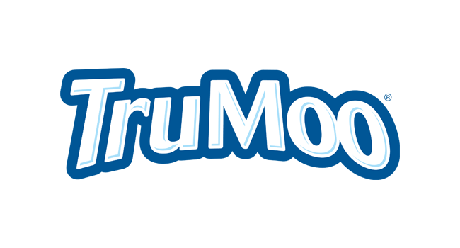 TruMoo logo blue and white
