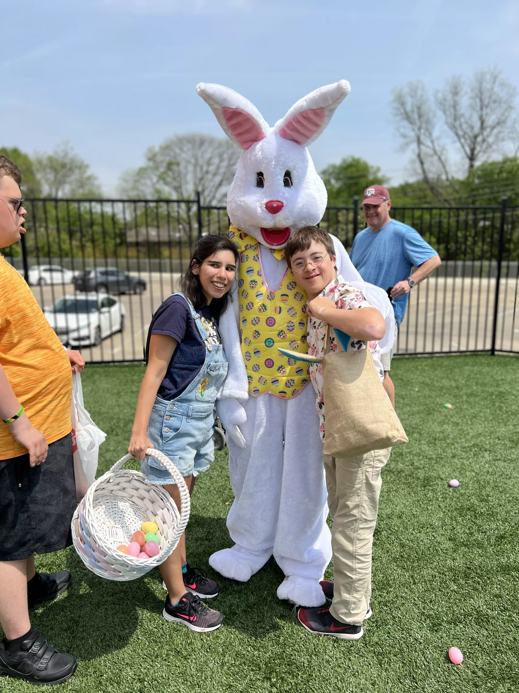 Easter Celebration with the Easter Bunny and participants