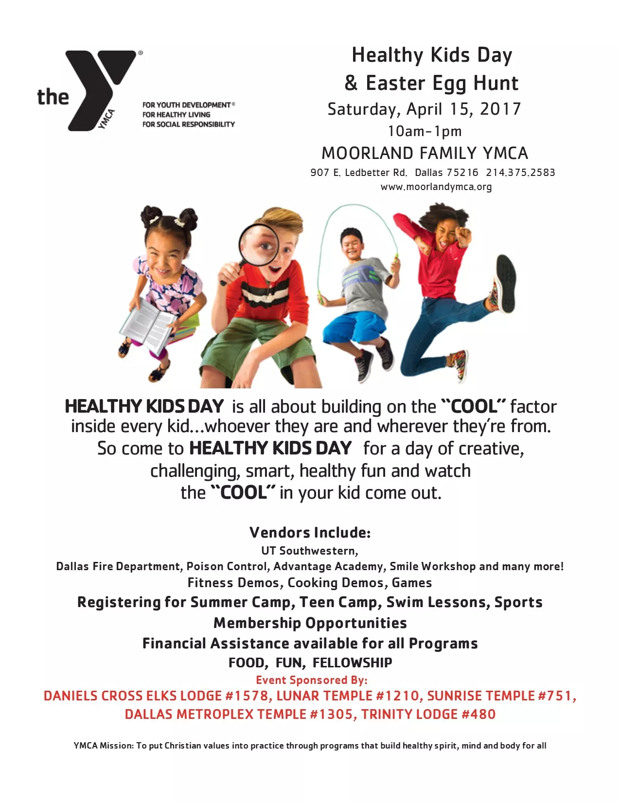 Healthy Kids Day Flyer 2017