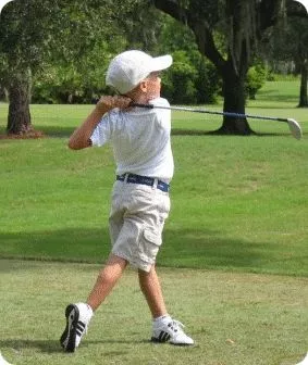 junior golfer
