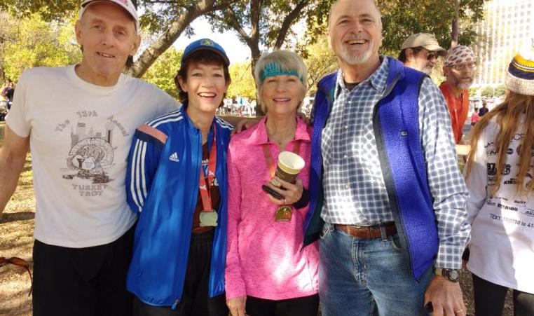 Dave Cormer and Family at the Dallas YMCA Turkey Trot