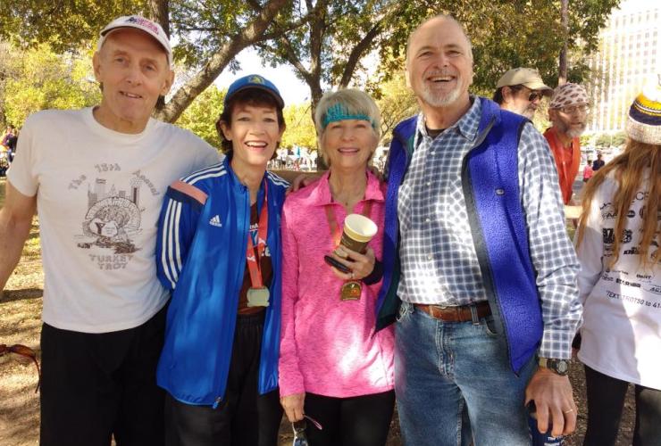 Dave Cormer and Family at the Dallas YMCA Turkey Trot