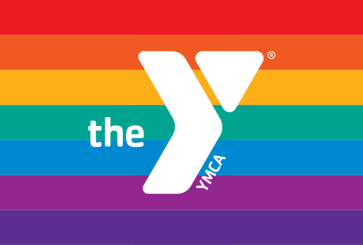 YMCA with Rainbow LGBTQ Pride Month