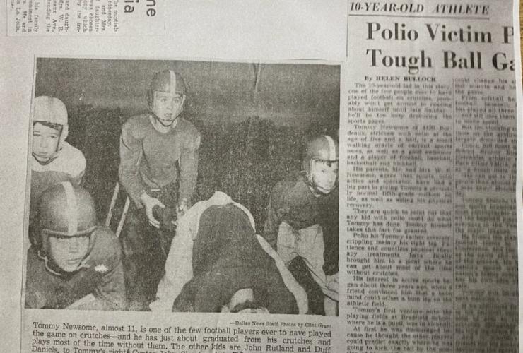 Tommy Newsome Article Clipping Photo